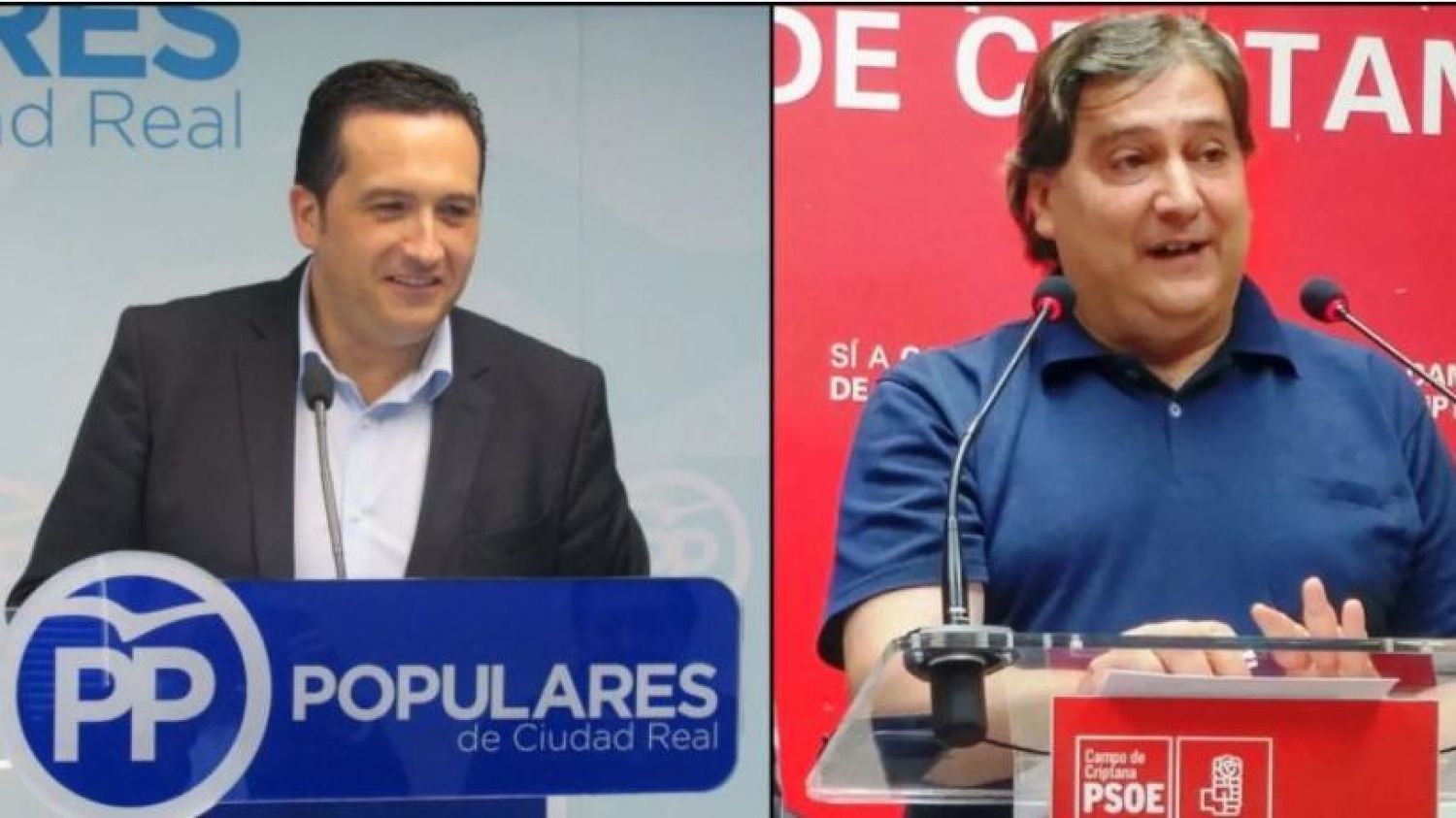 Lucas Torres y el socialista Mariano Ucendo