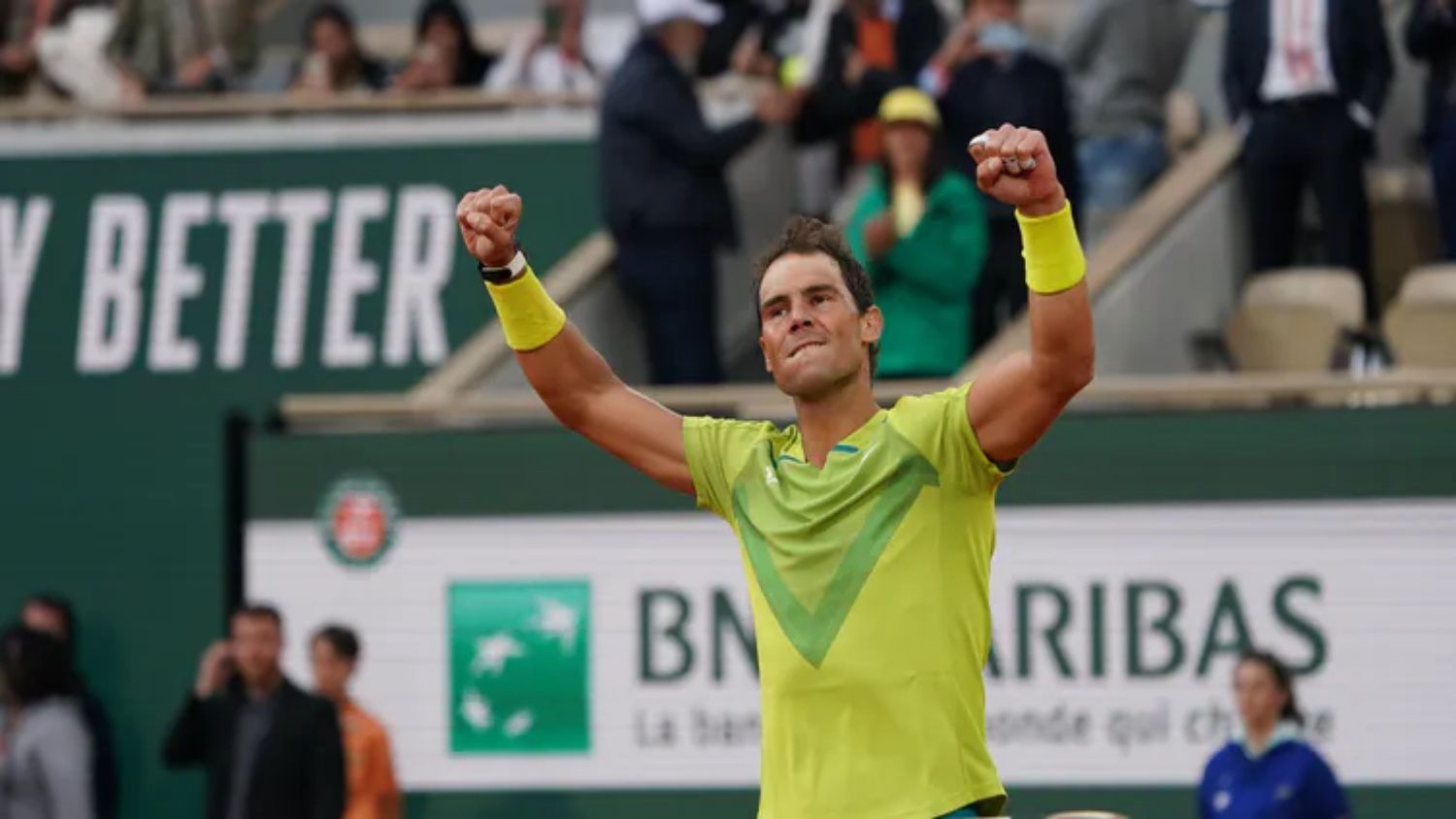 El tenista mallorquín Rafael Nadal durante un reciente partido del torneo de Roland Garros, que ha ganado en 14 ocasiones. Shutterstock / Janet McIntyre