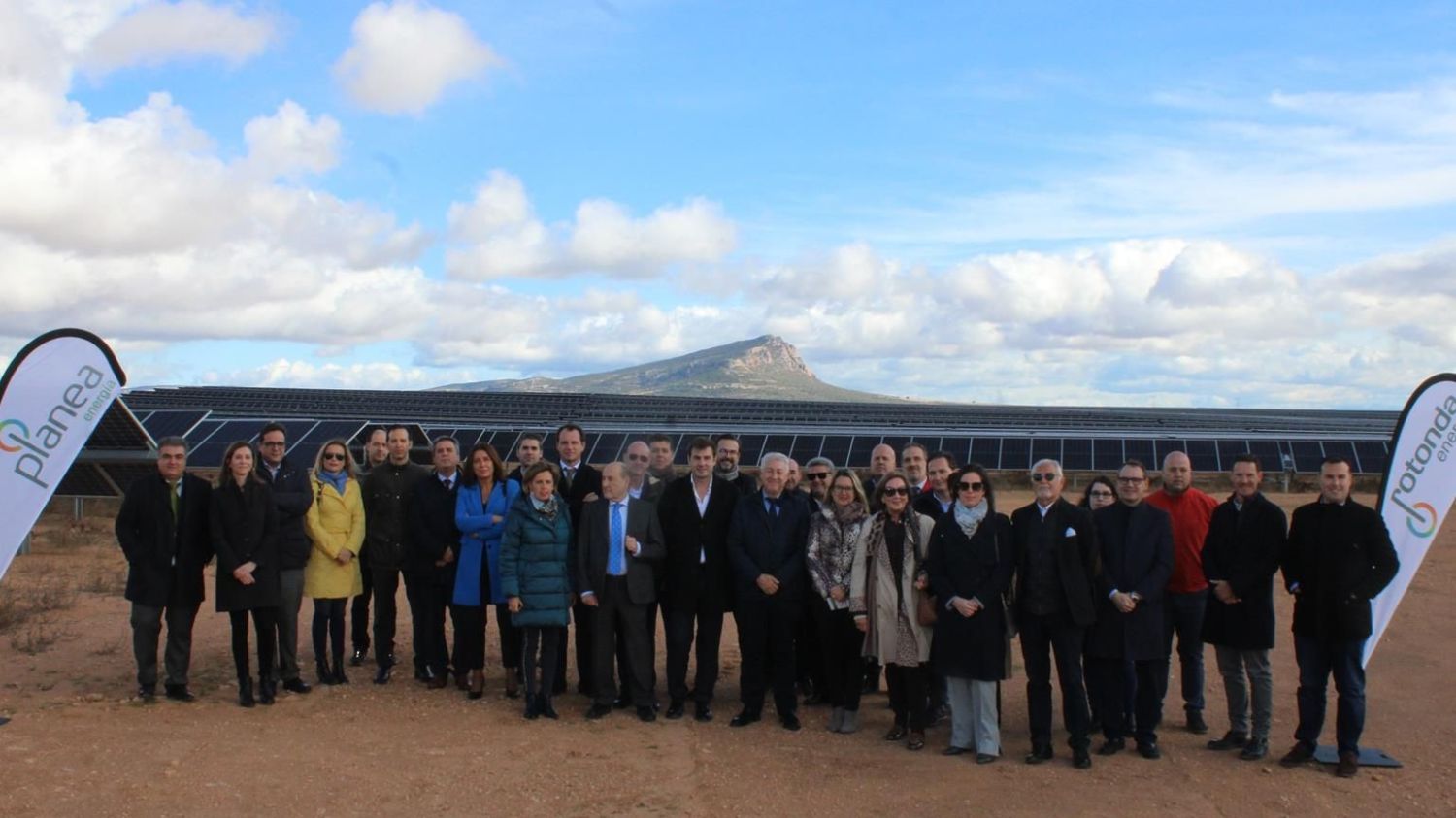 inauguración oficial de la planta fotovoltaica "Campanario".