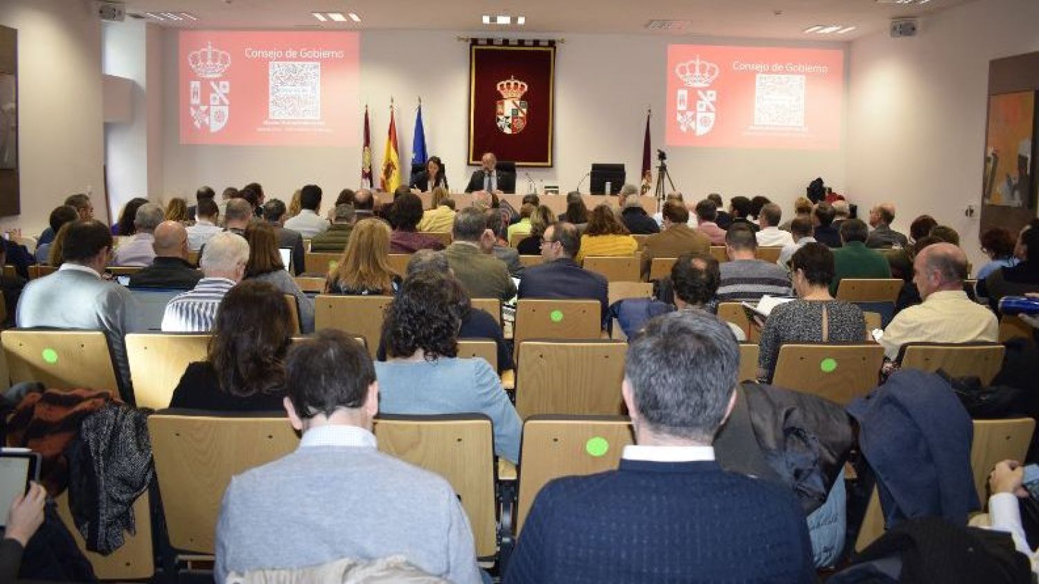 Un momento de la presentación de las cuentas.