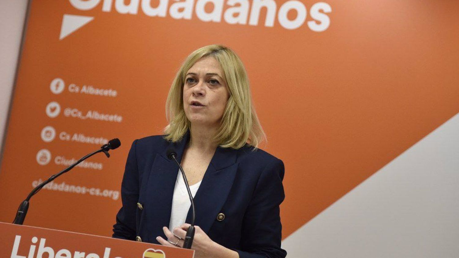 La coordinadora regional de Ciudadanos en Castilla-La Mancha, Carmen Picazo.