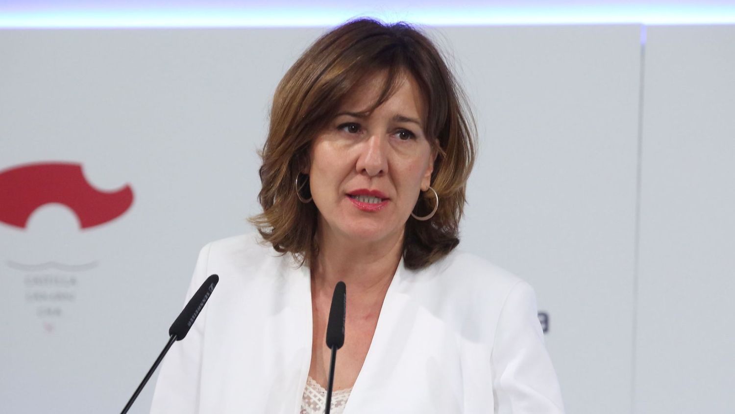 La portavoz del Gobierno de Castilla-La Mancha, Blanca Fernández