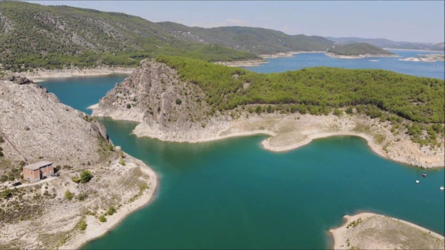 Embalse de Entrepeñas, en Guadalajara.