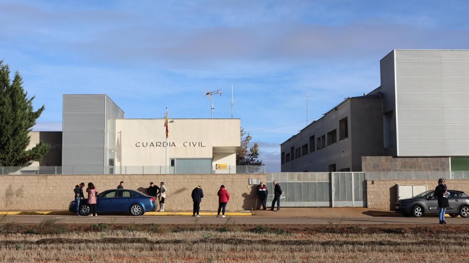 Vista general del cuartel de la Guardia Civil, donde una mujer, agente del cuerpo ha matado a sus dos hijas, a 15 de diciembre de 2022