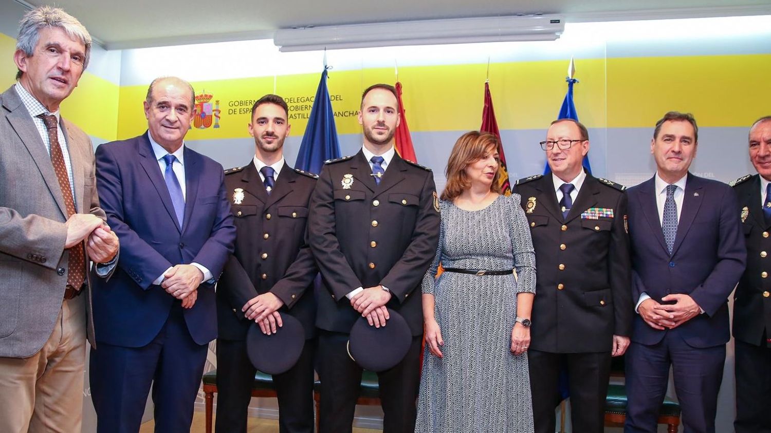 Toma de posesión del nuevo jefe superior de Policía de Castilla-La Mancha, Javier Pérez