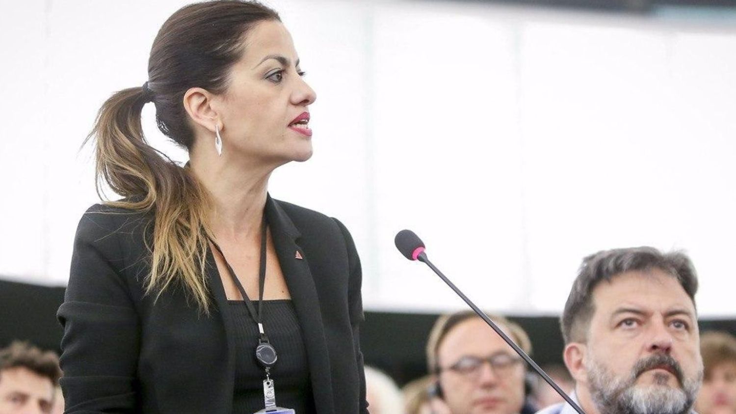 La eurodiputada de IU Sara Rego.