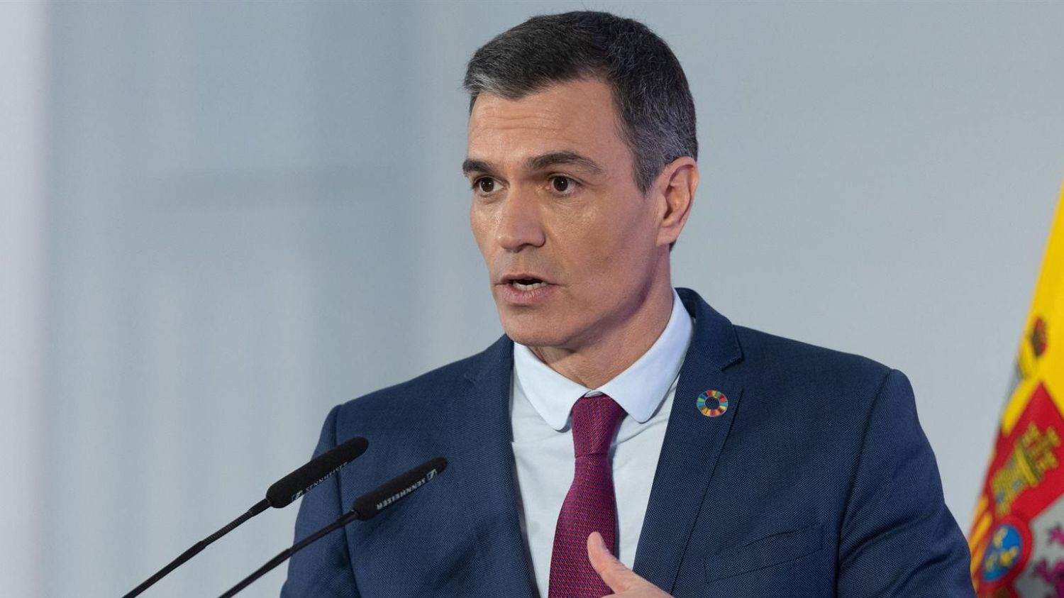 El presidente del Gobierno, Pedro Sánchez, comparece en rueda de prensa tras el último consejo de ministros.