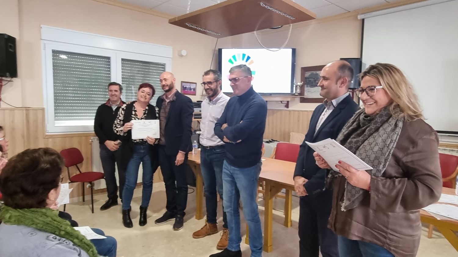 Hoy se han entregado los diplomas de formación en Santa María del Campo Rus (Cuenca).