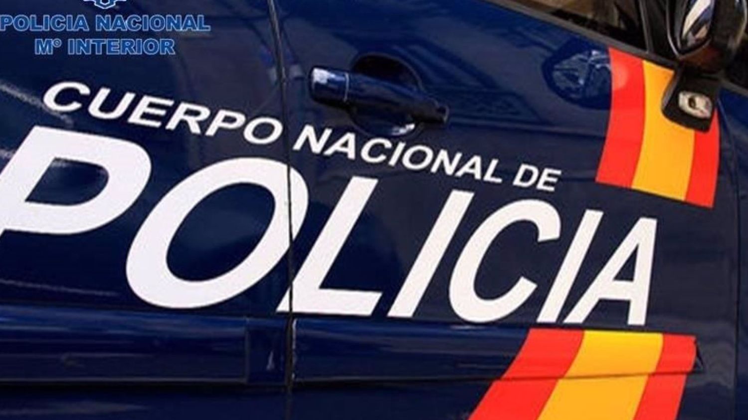 Vehículo de la Policía Nacional.