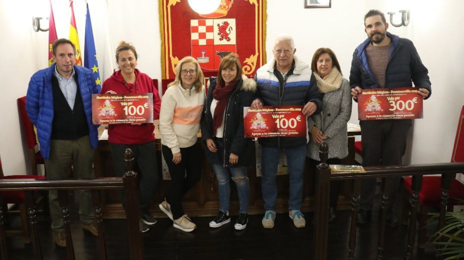 Un momento de la entrega de premios en Fuentenovilla.