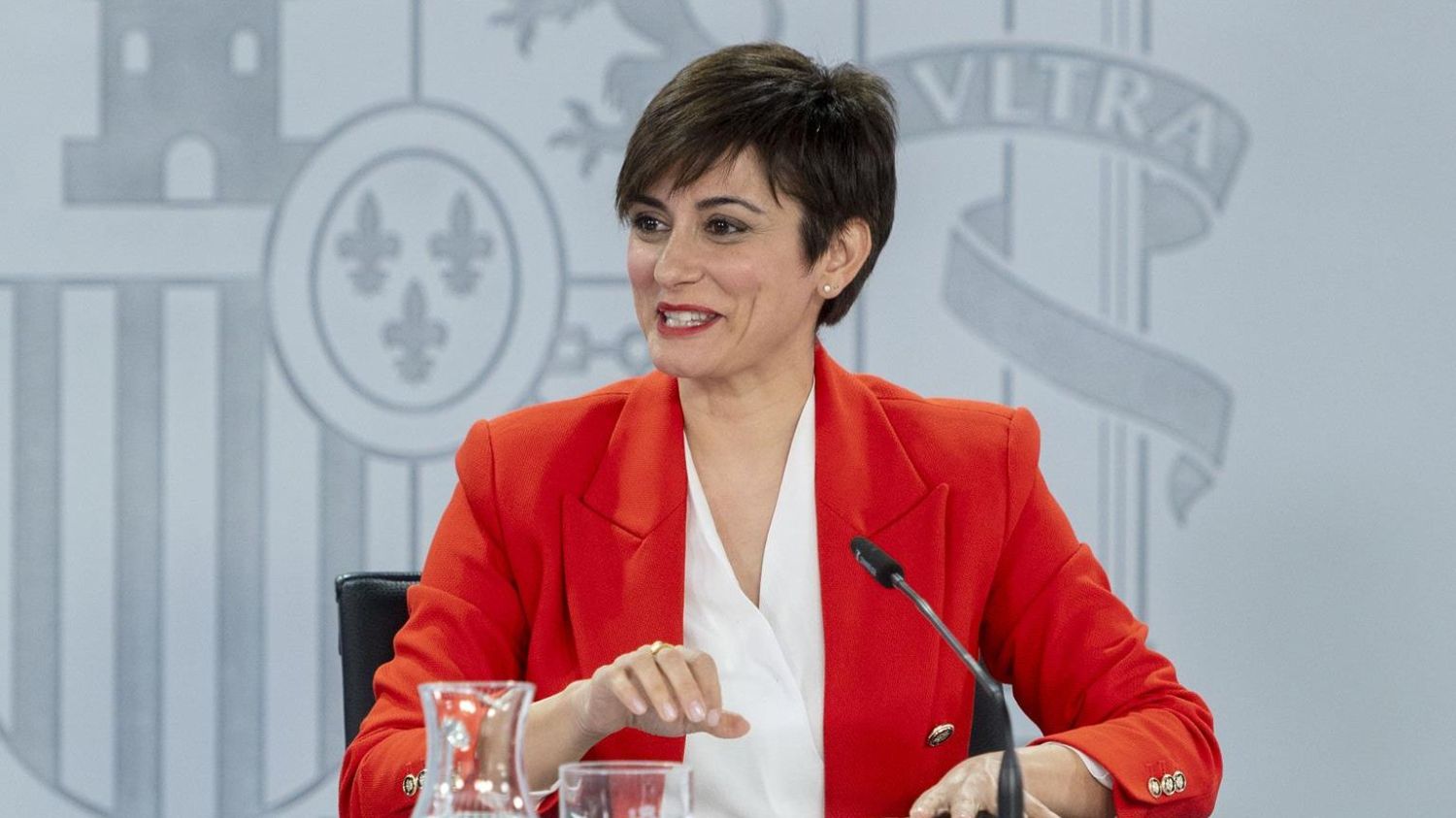 La ministra Portavoz, Isabel Rodríguez.