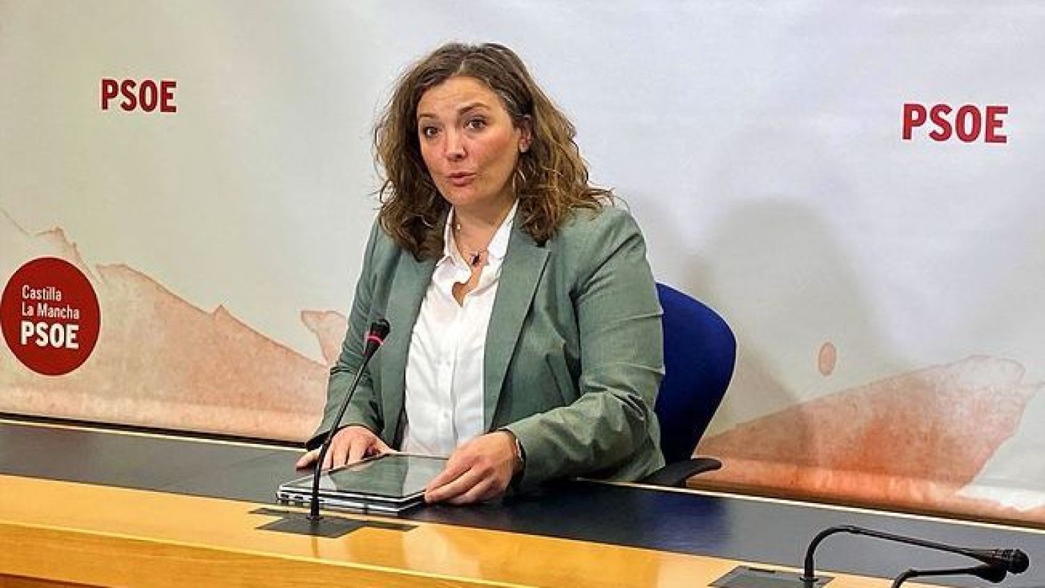 La diputada del grupo socialista en las Cortes de Castilla-La Mancha, Charo García Saco.