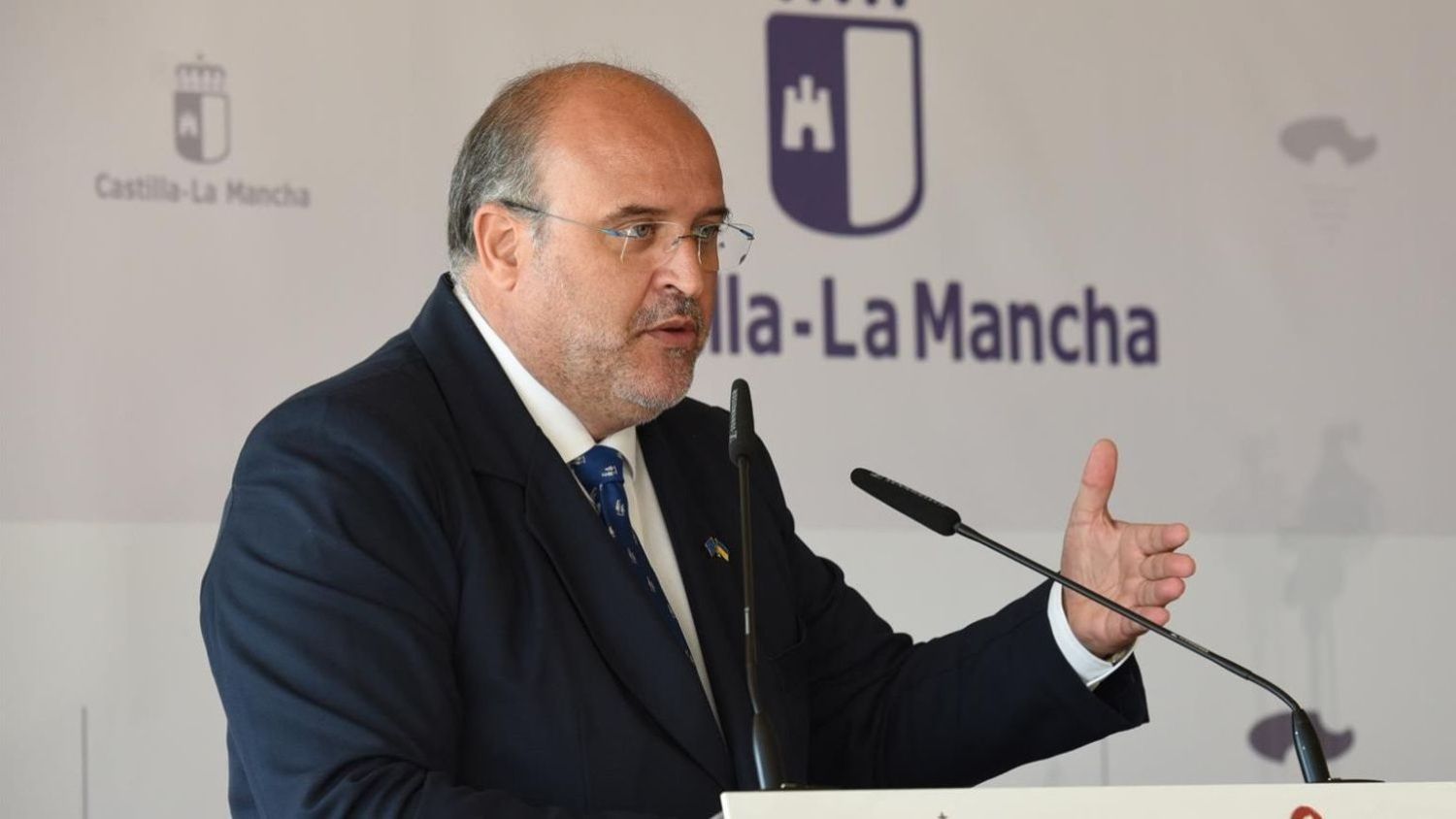 El vicepresidente del Gobierno regional, José Luis Martínez Guijarro.