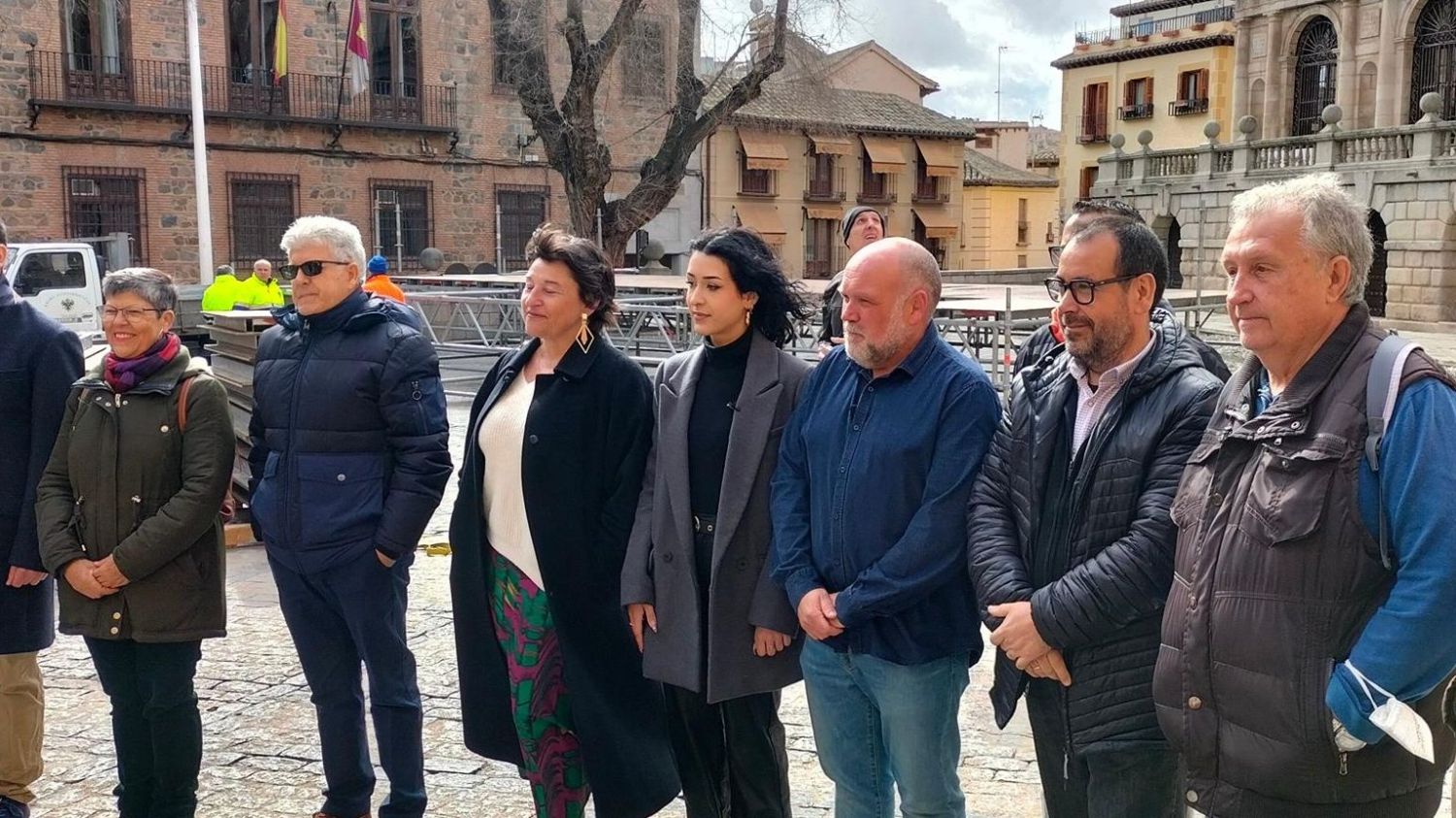 Presentación de la candidatura de confluencia Unidas-IU-Podemos en Toledo.