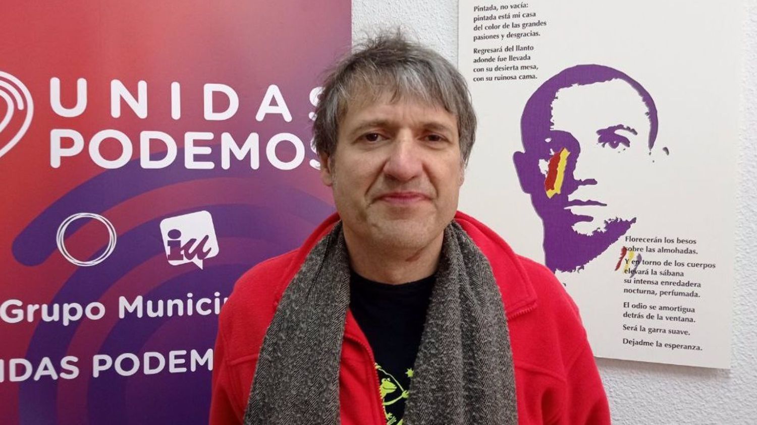 Alfredo Vicente Ruano del Grupo Municipal Unidas Podemos IU en Guadalajara.