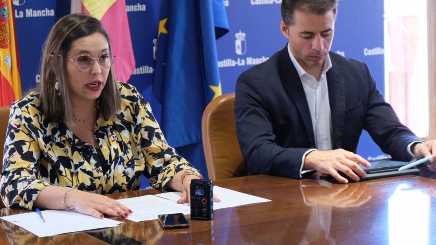 La viceconsejera de Cultura y Deportes, Ana Muñoz en la presentación del programa 