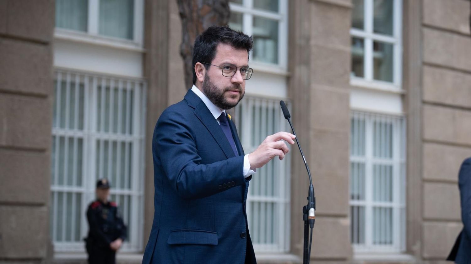 El presidente de la Generalitat, Pere Aragonès.