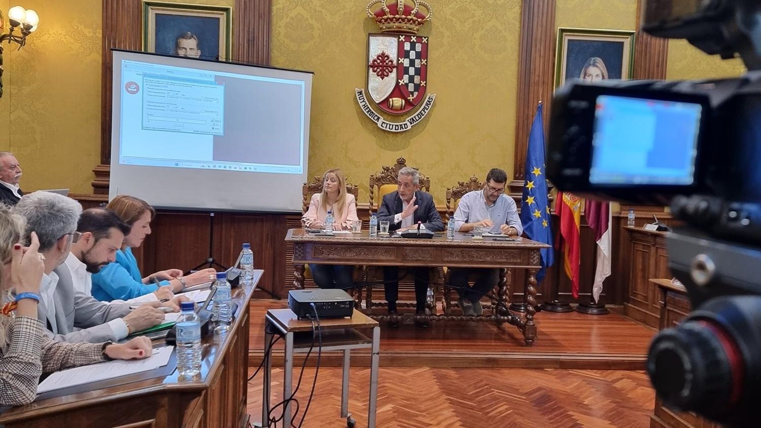 Pleno en el Ayuntamiento de Valdepeñas.