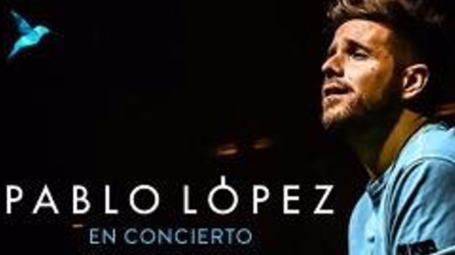 Cartel del concierto de Pablo López en Ciudad Real.