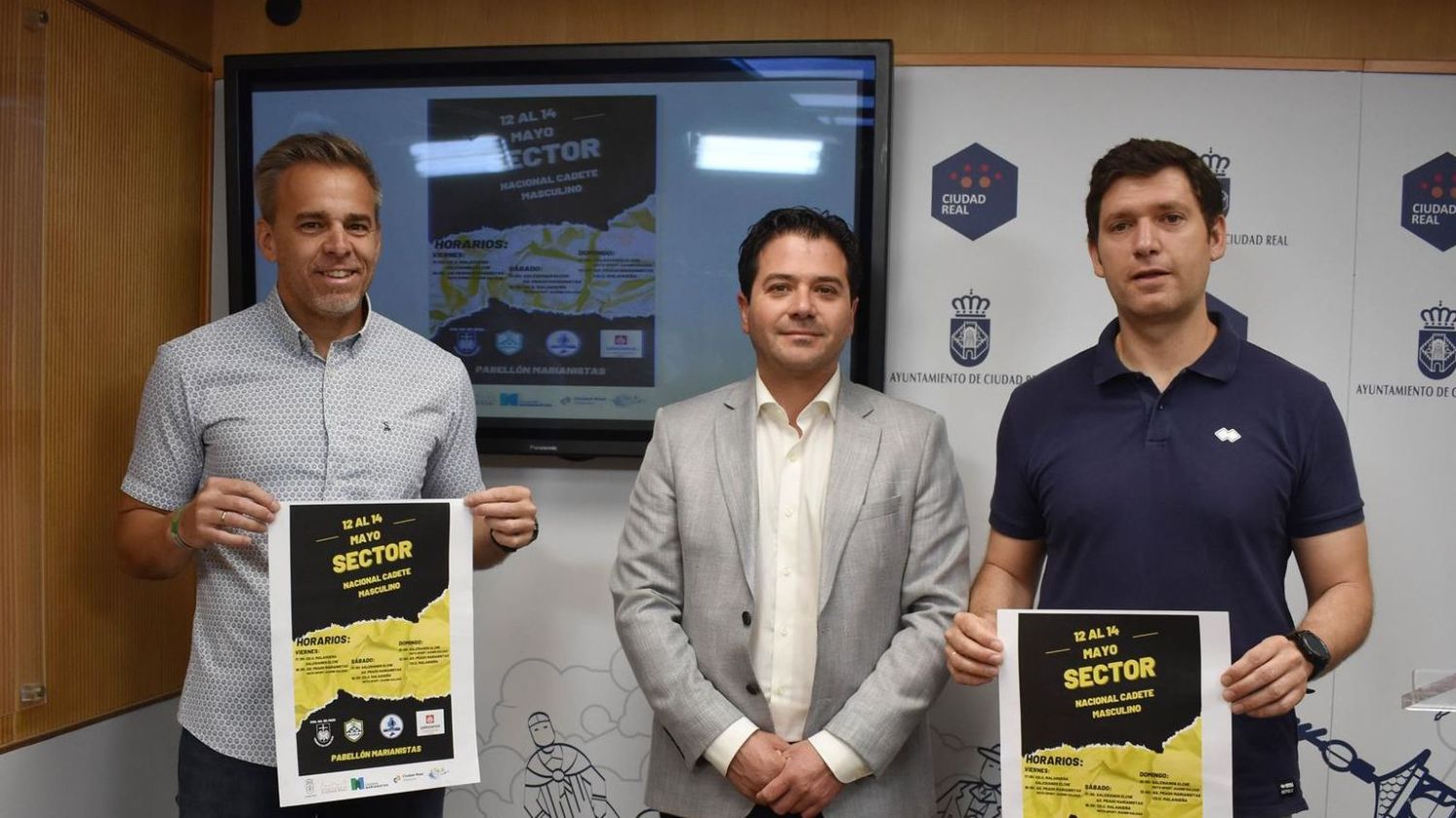 Presentación del sector nacional cadete masculino de balonmano que se celebrará en Ciudad Real.