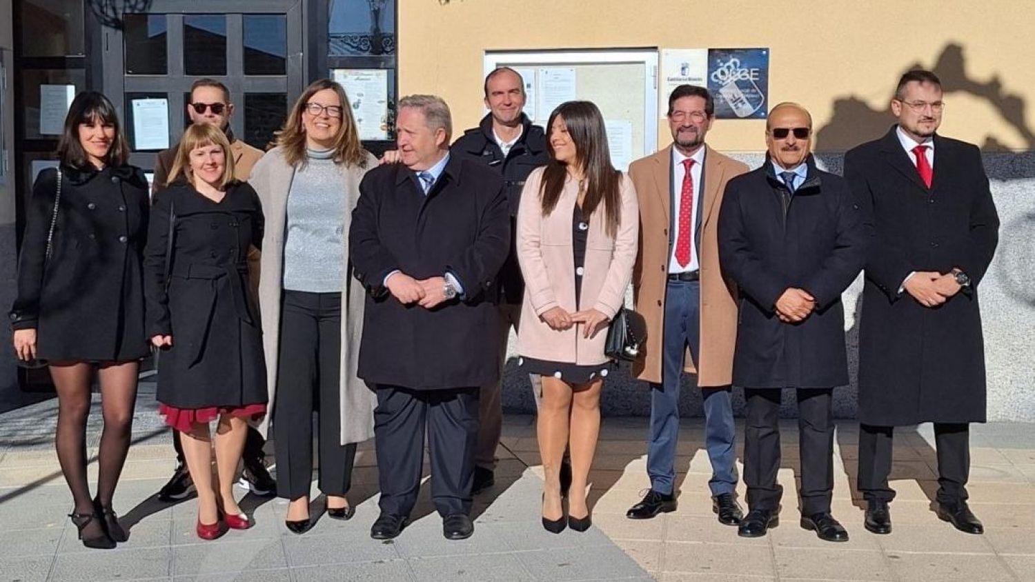 Esther Padilla asiste a la Misa Mayor de las fiestas patronales de Santa Eugenia en Huecas (Toledo)