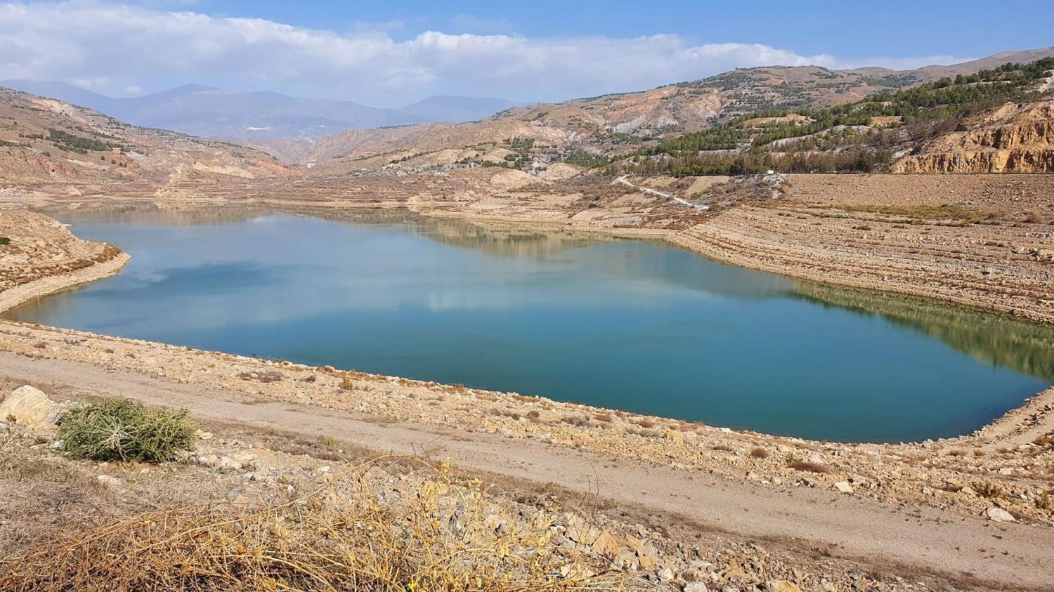 Pantano de Benínar (Almería).