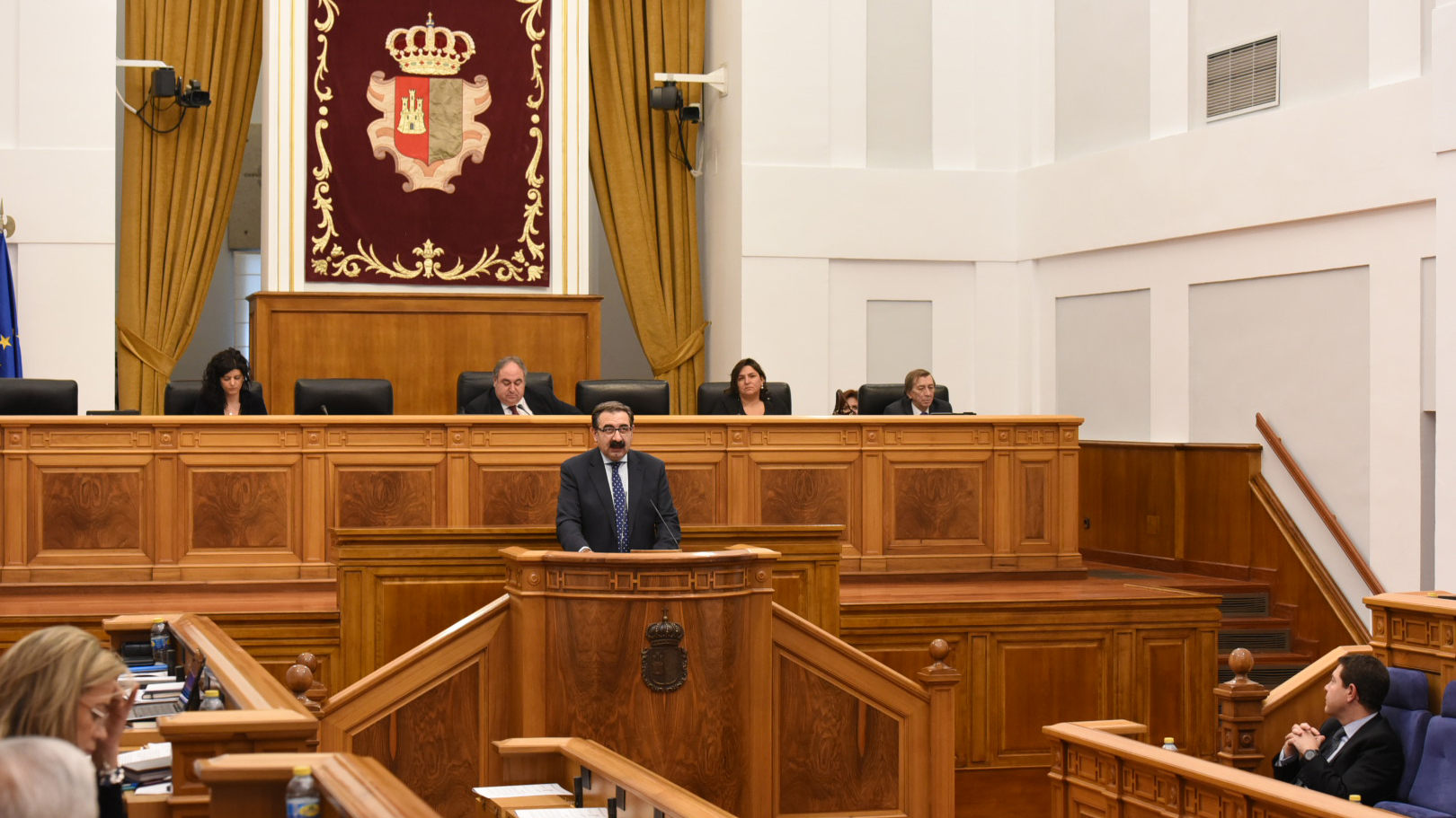 el consejero de sanidad, este jueves.