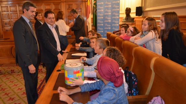 Pleno Infantil celebrado en la Diputación de Toledo